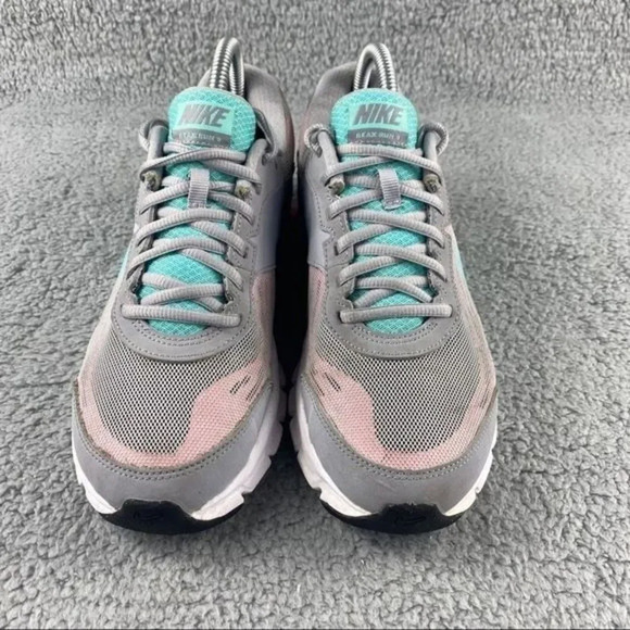 NIKE REAX RUN 9 Shoes Womens 8 Running Training Gray Turquoise Sneakers Lace Up - Picture 3 of 12